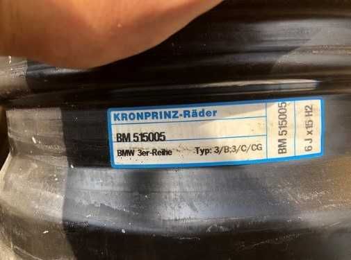 Felgi stalowe OE BMW 15 cali 6Jx15 / 6,5Jx15 / 5x120 /