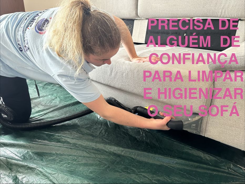 Limpeza de sofás, carpetes, colchões, cadeirões