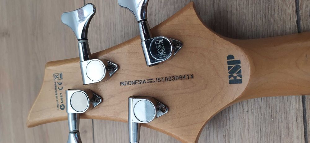 Бас-гітара ESP LTD F-54 активна, звук! Обмін.
