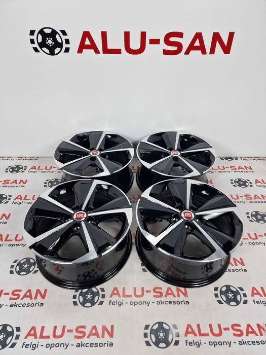 NOWE/DEMO oryginalne alufelgi FIAT 17" 5x108 Scudo Doblo- Czarne