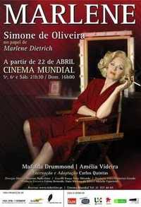 Marlene - Simone De Oliveira - Poster Peça Teatro