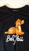 Bluzka Bambi O'la Voga bluza motylkowy zdobiony rękaw bajkowy motyw