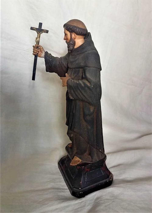 São Francisco Assis Terracota Séc XIX
