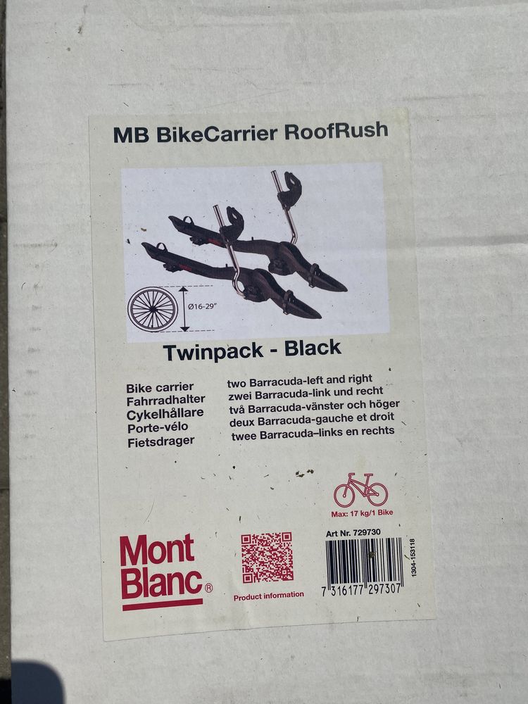 !! Uchywyty na rowery Mount Blanc Barakuda  !! NOWE