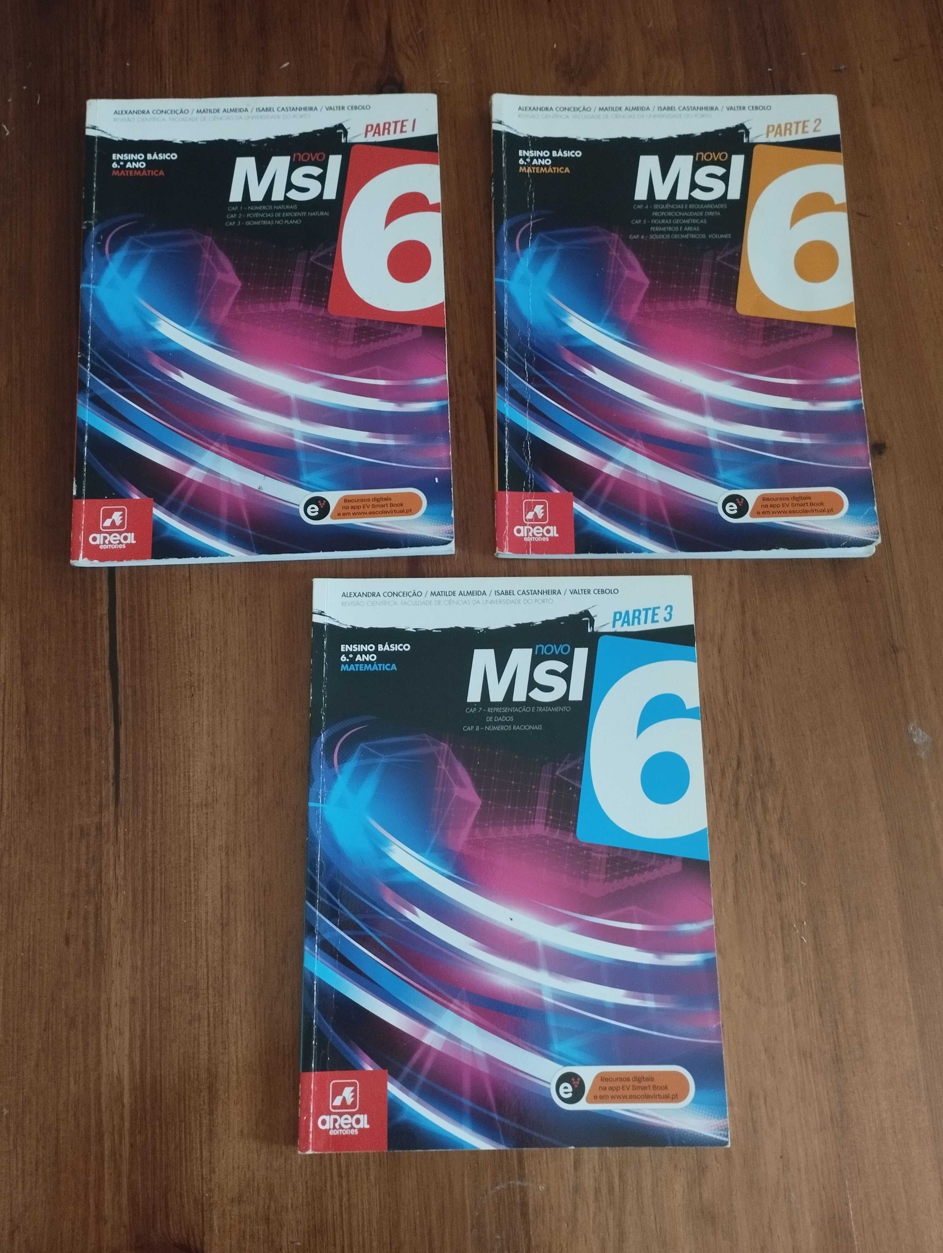 Livro Manual Escolar MSI 6 Matemática