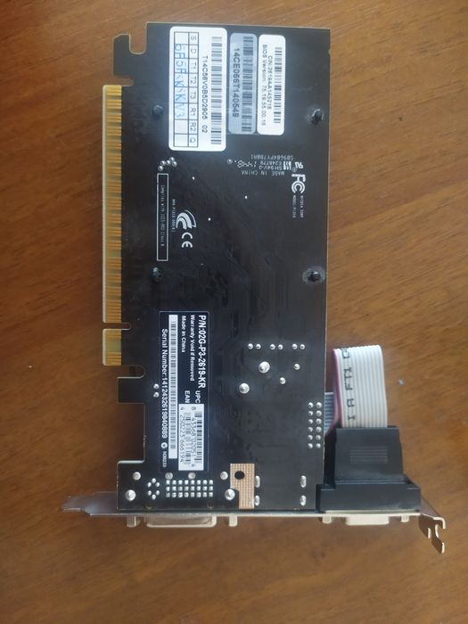Видеокарта  EVGA NVIDIA GEFORCE GT 610 1GB ddr3