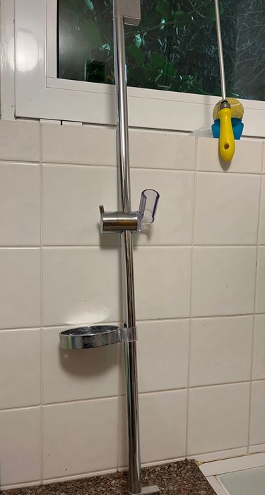 Rampa de duche com misturadora termostática