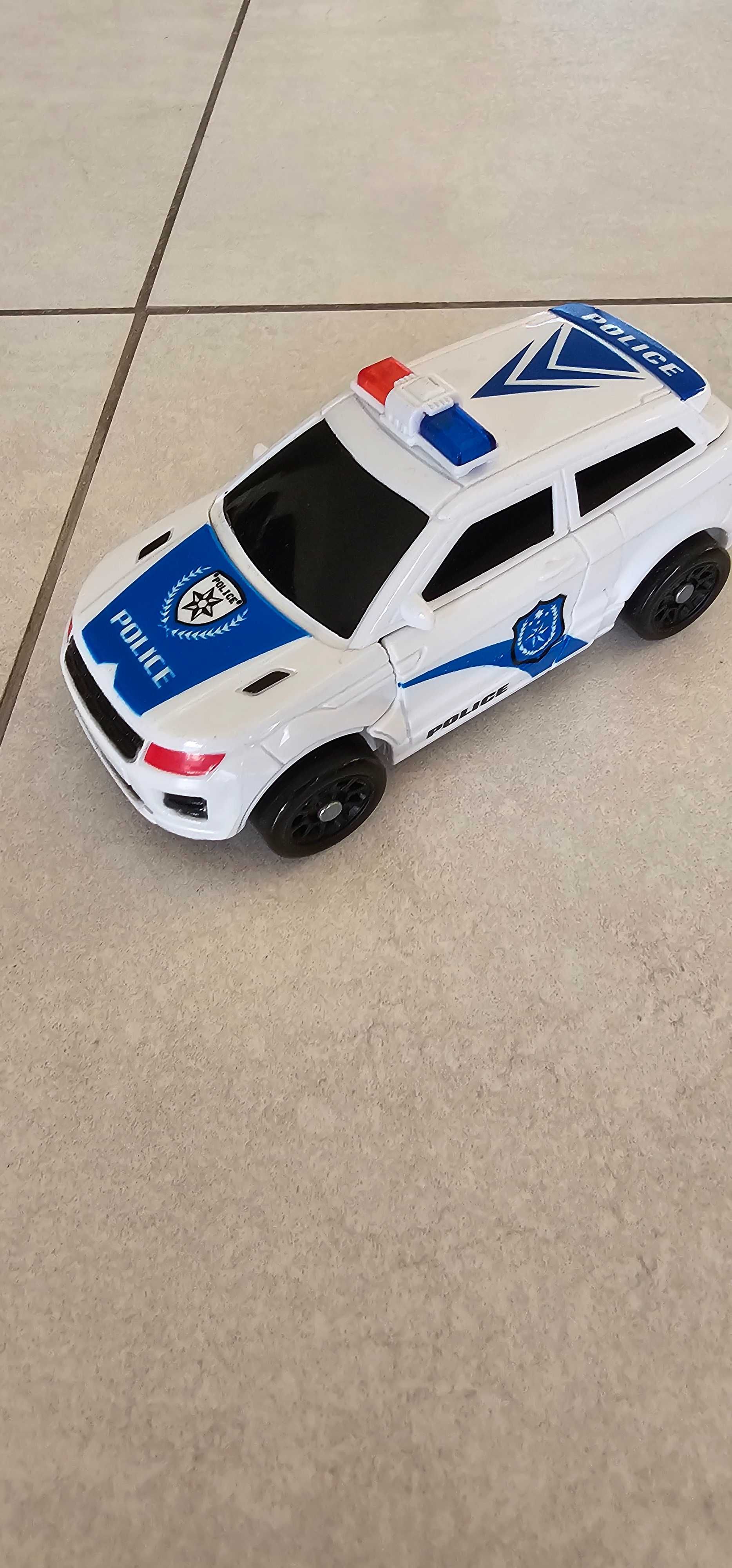 Robot zabawka transformers samochód + mały gratis - bardzo dobry stan