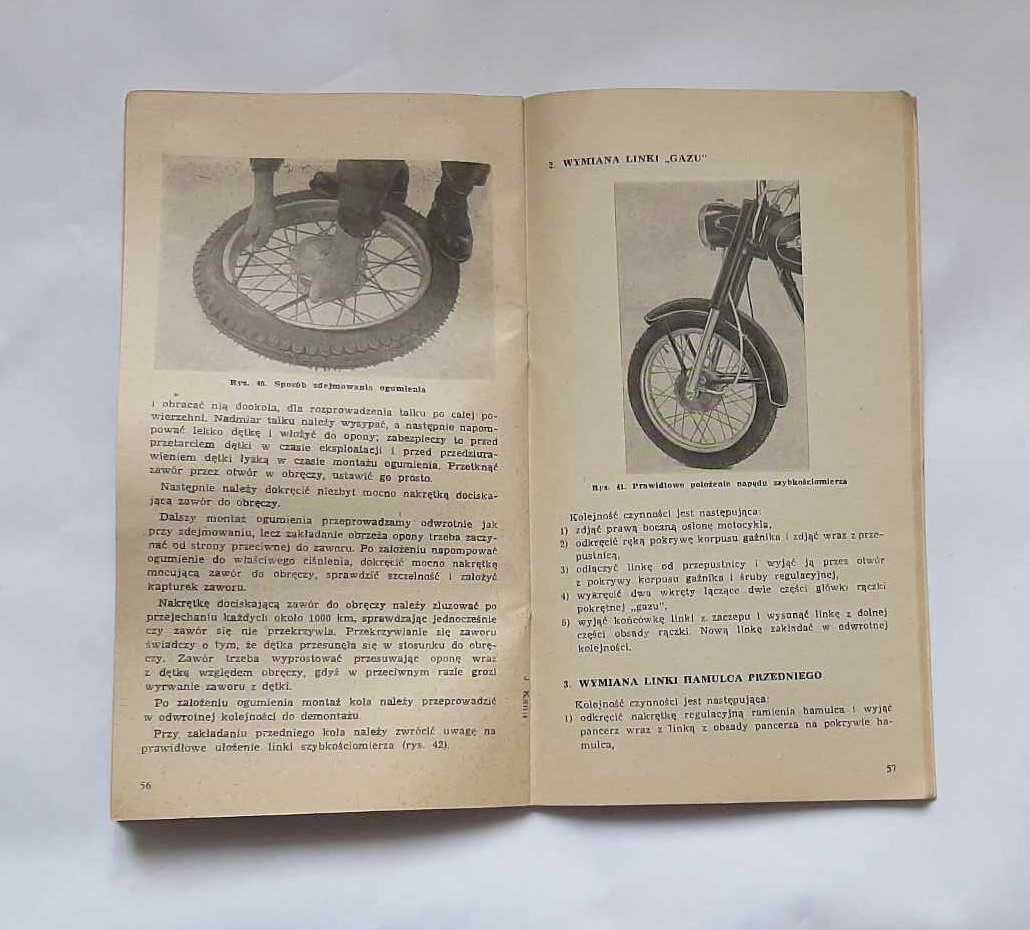 MOTOCYKL WSK TYP M06 B3
instrukcja obsługi
wydanie pierwsze 1971
