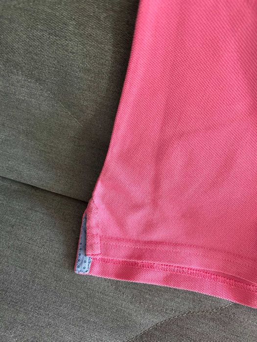 Koszulka polo męska Massimo Dutti różowa rozm L