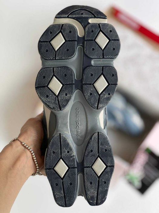 Мужские кроссовки New Balance 9060 Arctic Grey Premium. 40-45