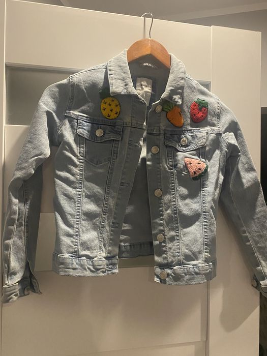 zestaw kurtek roz 134+kamizelka