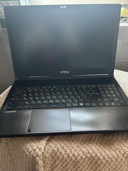 Продам ноутбук MSI 16-К2 игровой i7700,1060 6gb 3tb