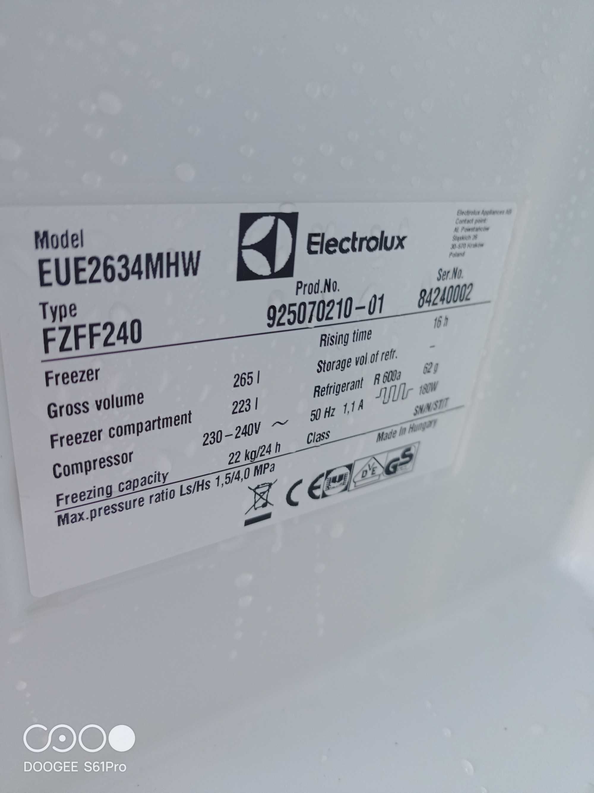 Zamrażarka Electrolux EUE2634MHW
