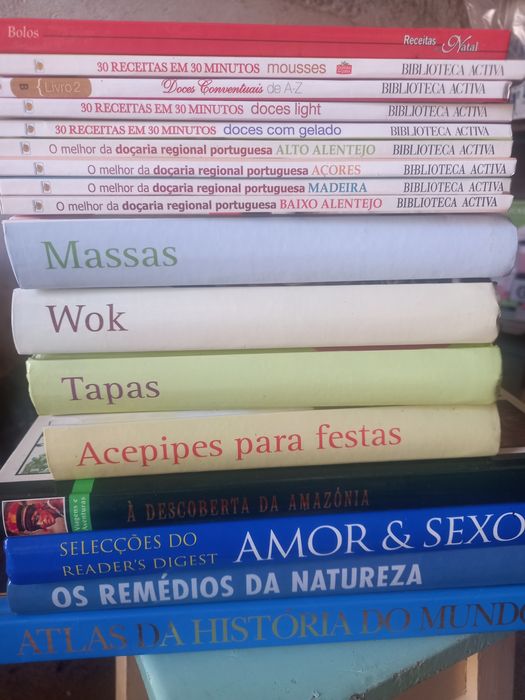 Livros usados diversos temas
