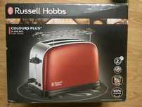Nowy RUSSELL HOBBS Colours Plus Flame Red toster / opiekacz do kanapek