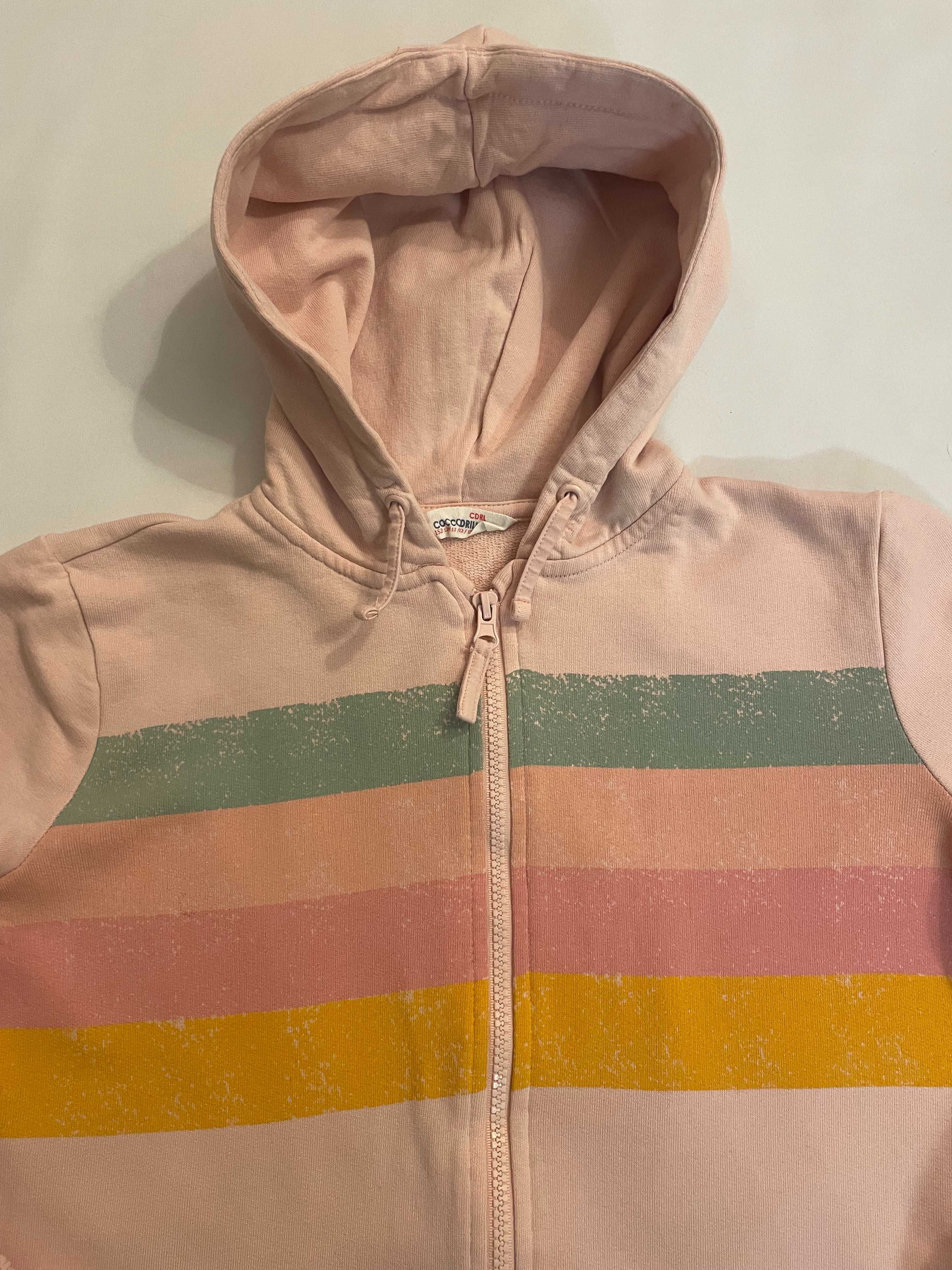 bluza z kapturem dla dziewczynki coccodrillo r. 152