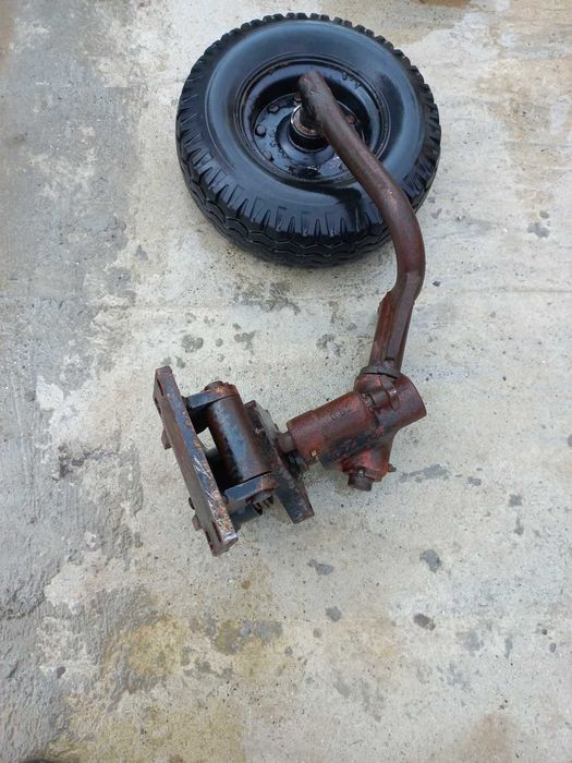 Koło transportowe pługa