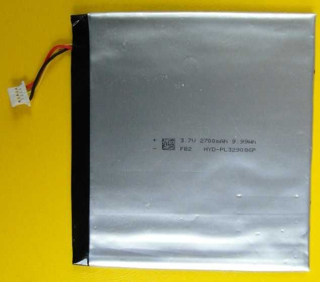 Bateria Li-Ion  ogniowo akumulatorek do tabletu nawigacji 2700mAh 3,7V