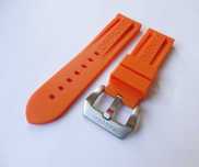 Gumowy pasek do zegarka Panerai PAM 24mm silikonowy zakręcana klamra
