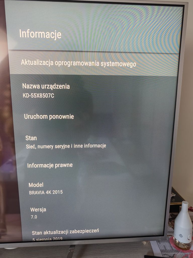 Telewizor Sony Bravia 55 cali 8507C 4k 120 Hz