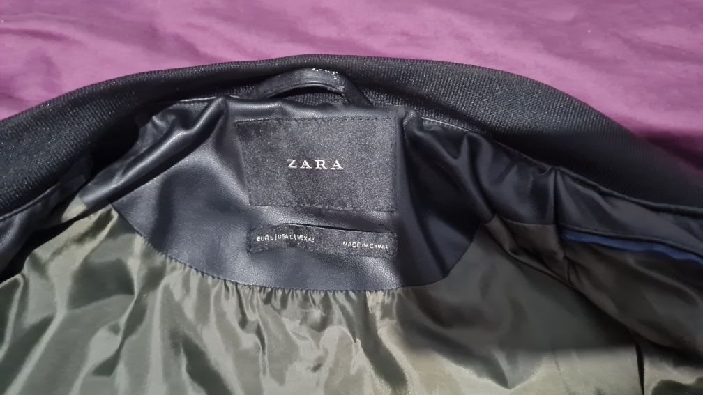 Курточка Zara кож.зам