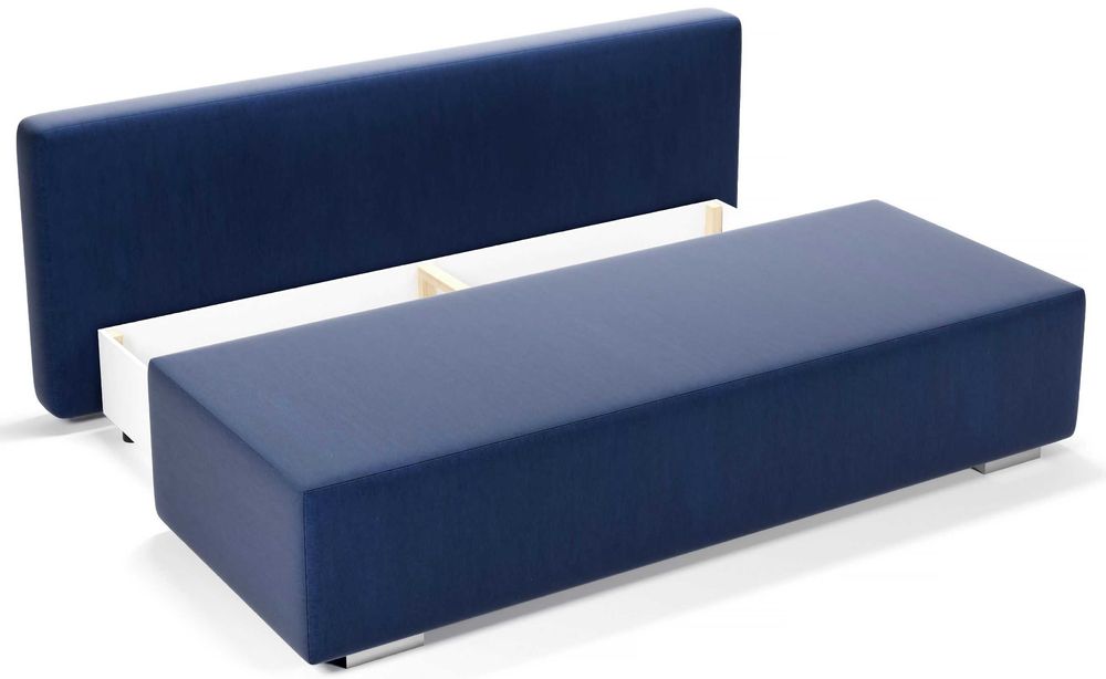 Kanapa z funkcją spania ITALIA, od polskiego producenta, sprężyny