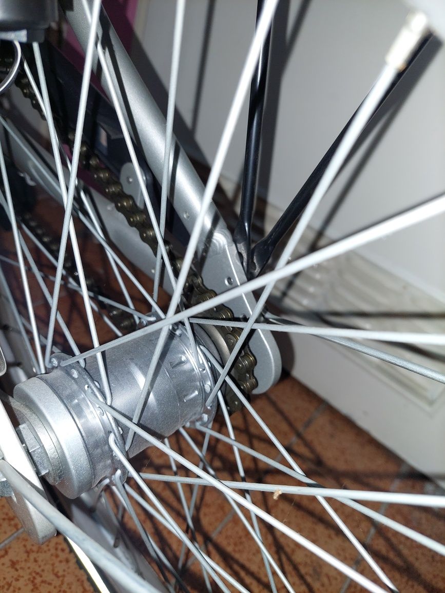 Aluminiowy rower składany CITY STAR Koła 20" 3 BIEGI W PIAŚCIE