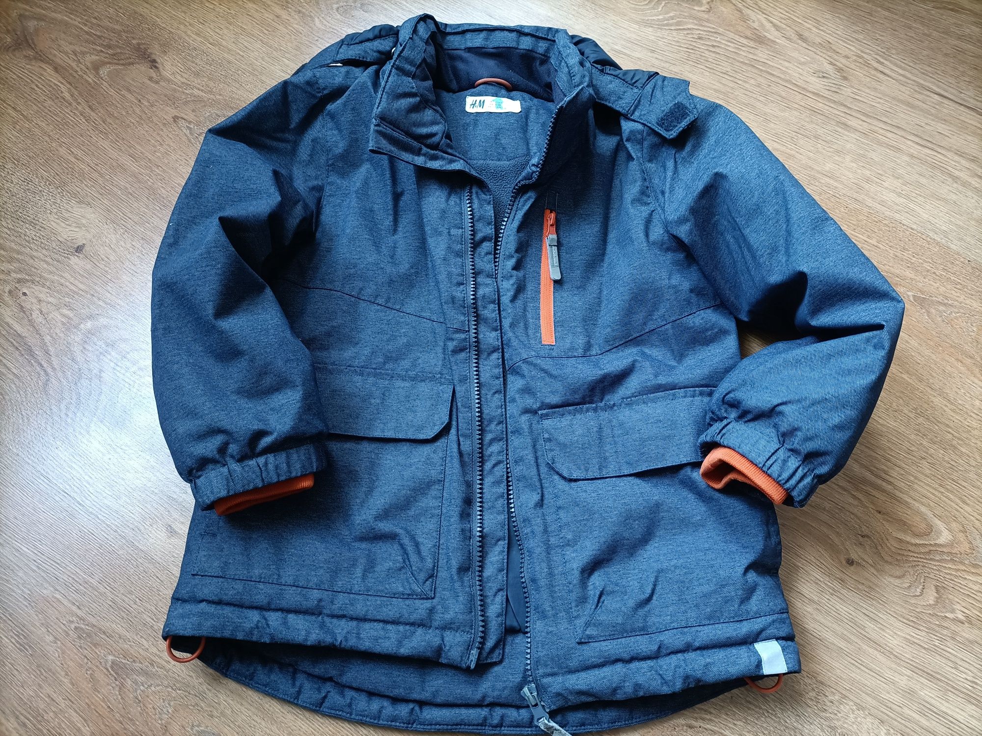 Kurtka przejściowa ocieplana chłopięca H&M 122
