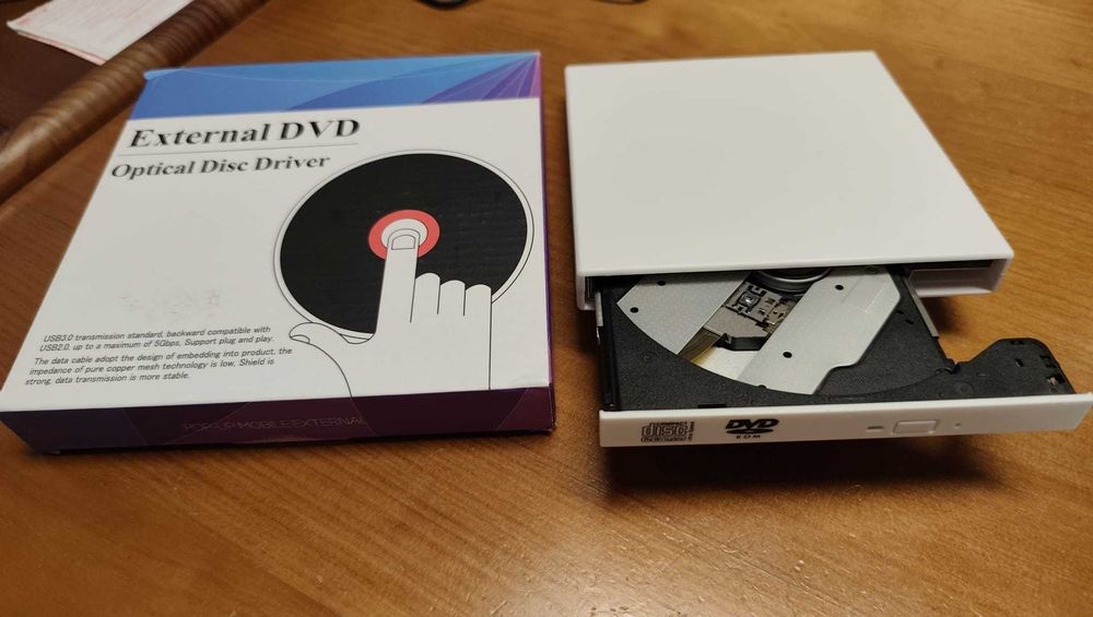 DVD externo CD-RW USB 2.0 - 3.0
