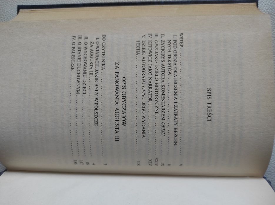 Kitowicz opis obyczajów za panowania Augusta III