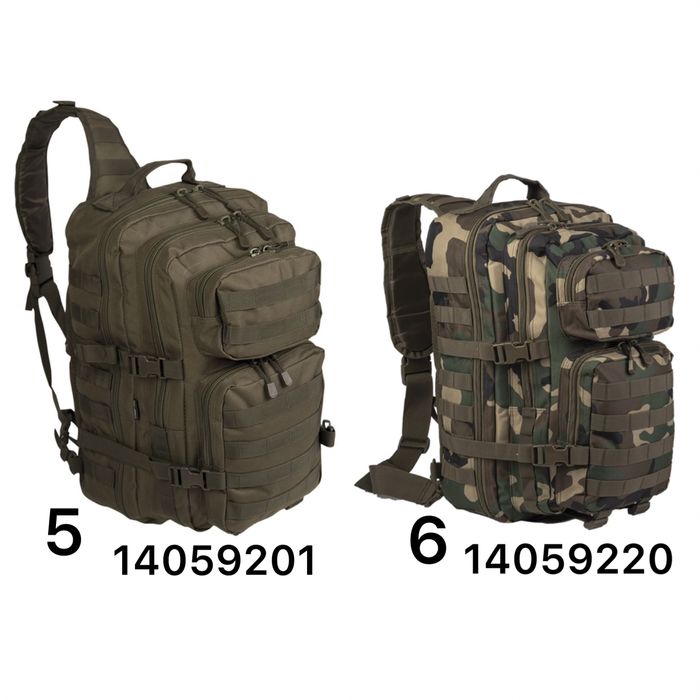 Рюкзак однолямковий 9Л Mil-Tec штурмовий військовий тактичний Німечина