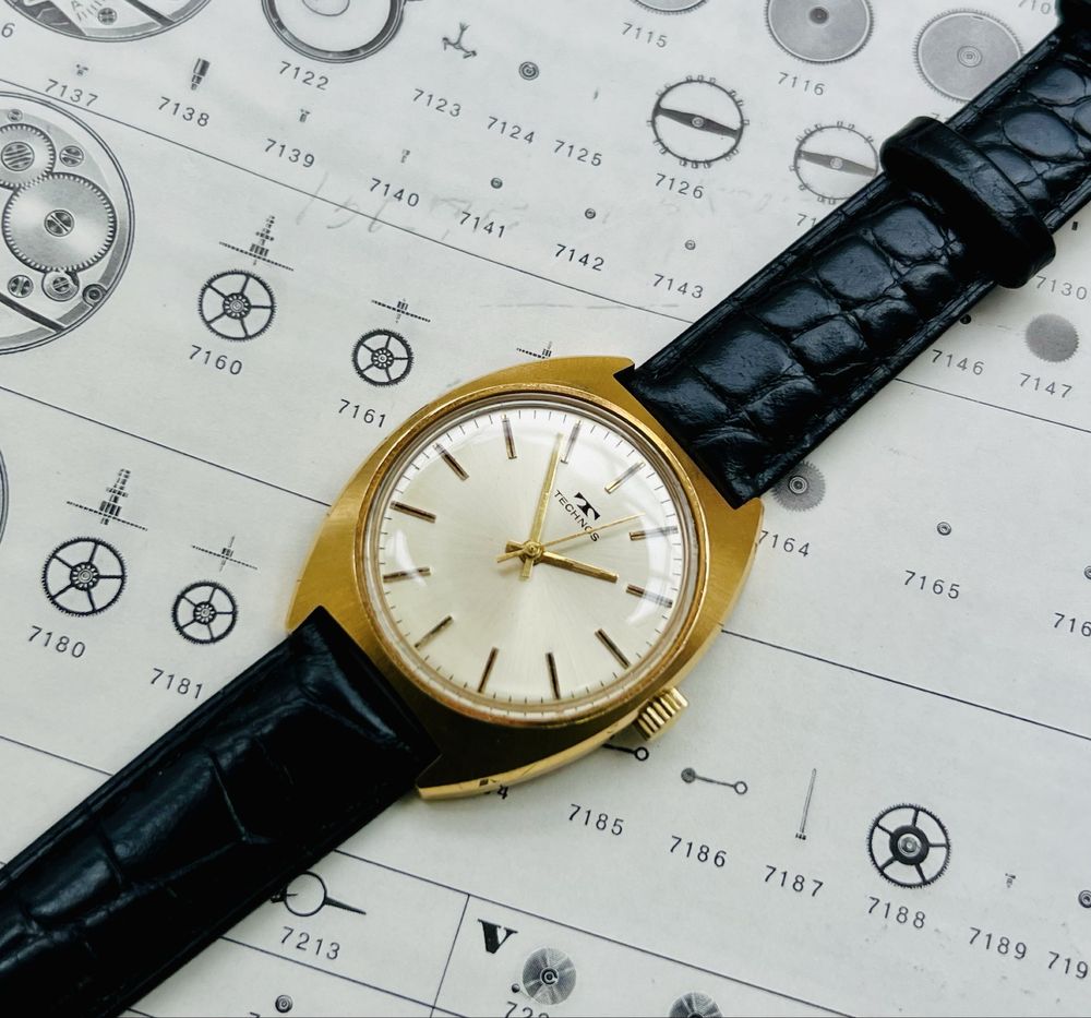 Zegarek mechaniczny  Technos  3487 ME-0558 swiss made