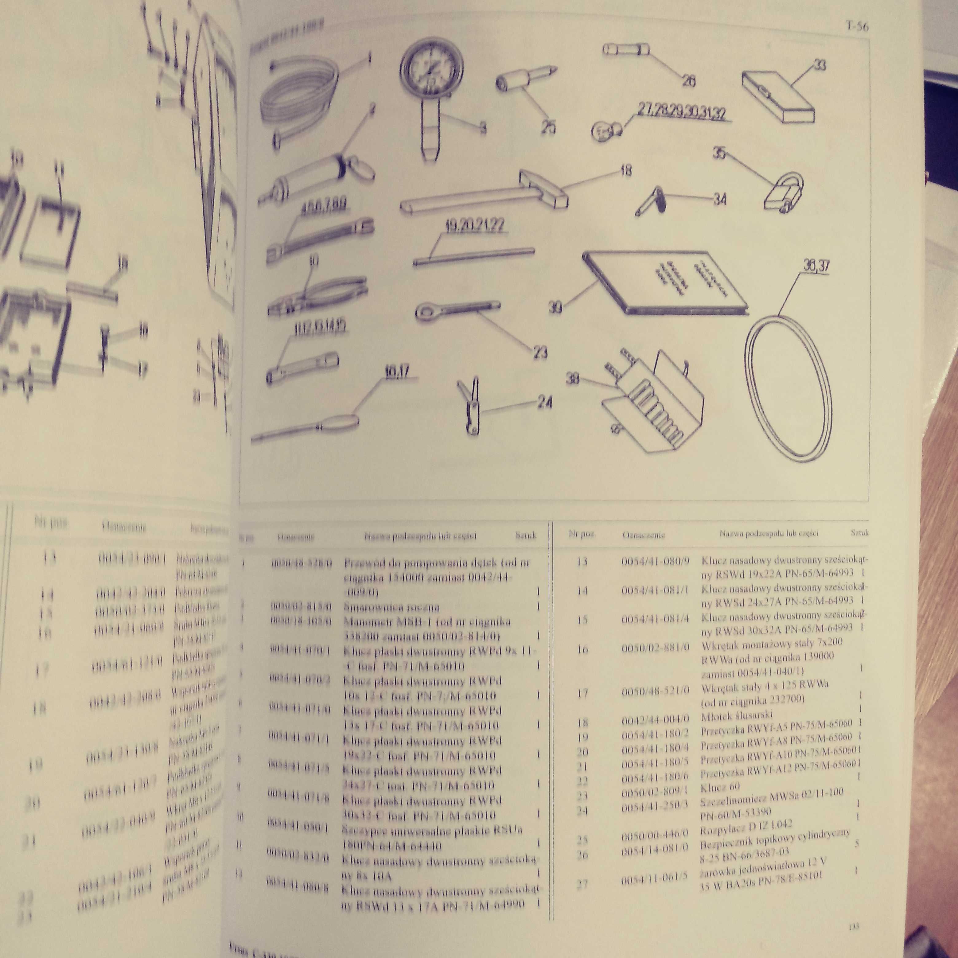 Ursus C360-3P Katalog części zamiennych. Książka.