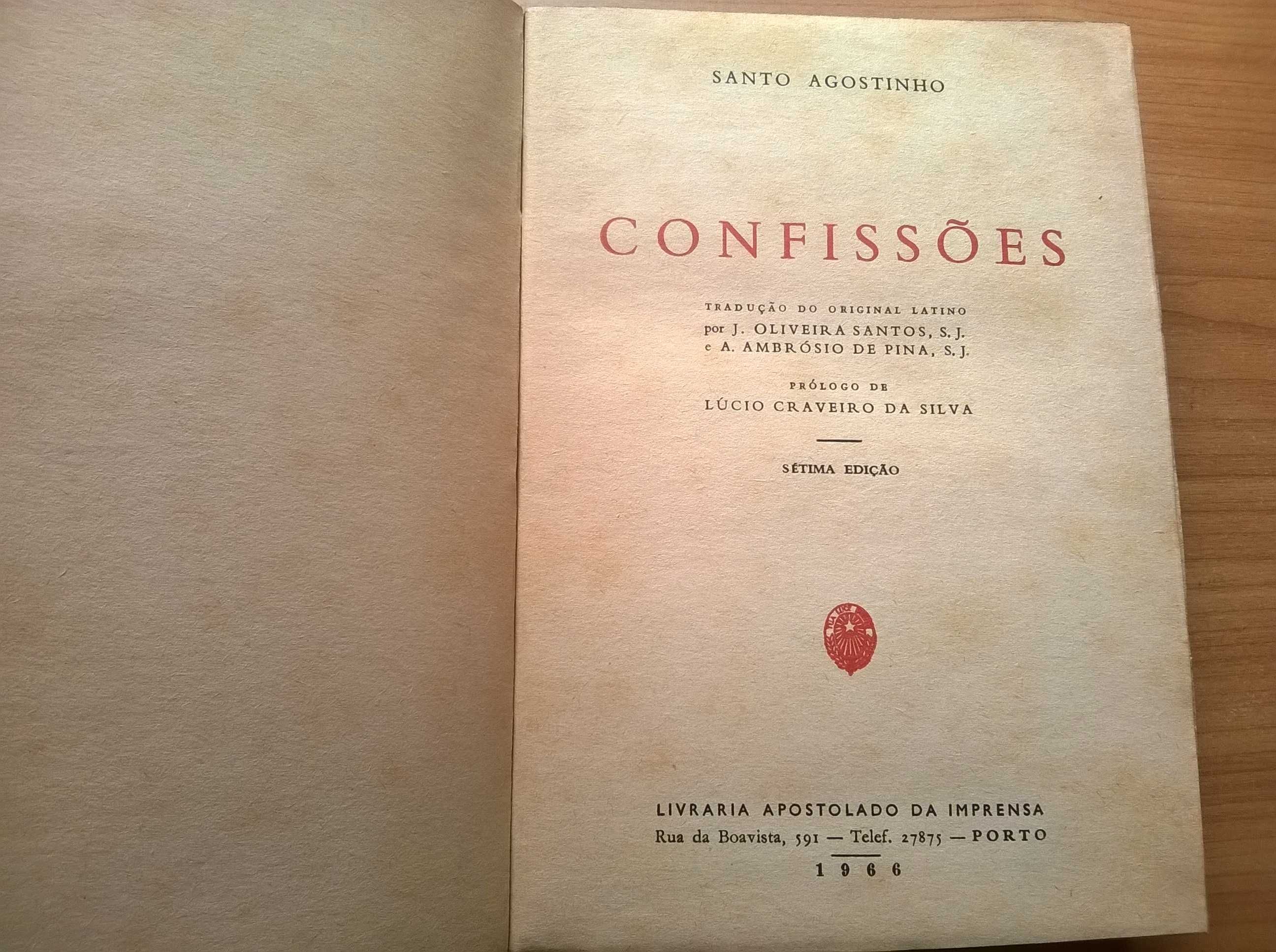 Confissões de Santo Agostinho - (portes grátis)