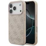 Etui Guess 4G Classic na iPhone 17 Pro - różowe