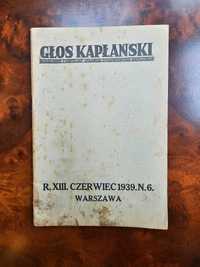 Miesięcznik Głos Kapłański, Rok XIII. Czerwiec 1939 Numer 6