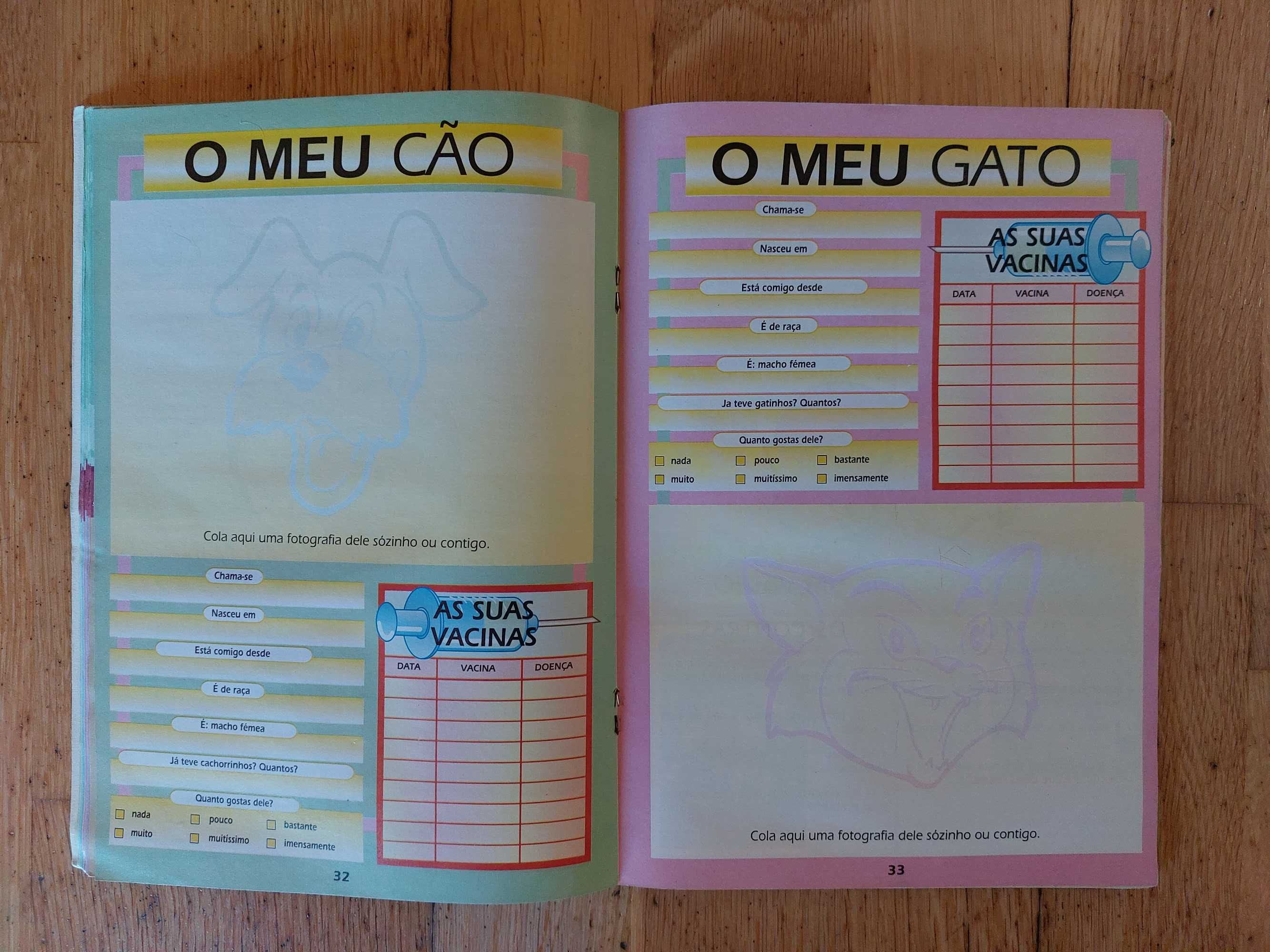 Colecção de cromos "Cães & Gatos - 1993" - Completa