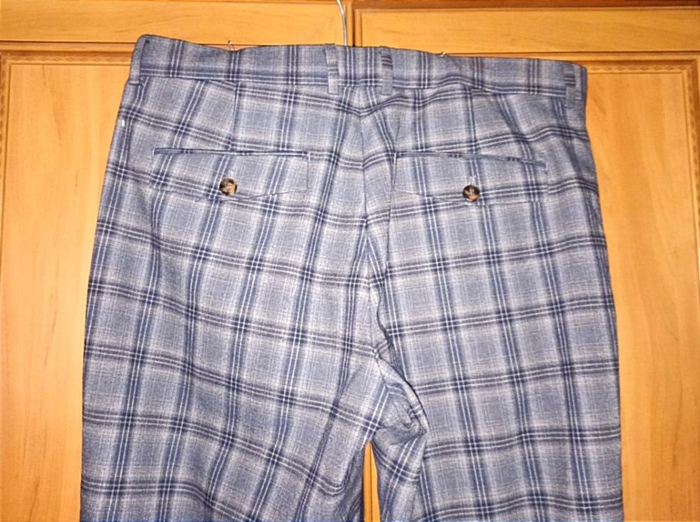 Spodnie w kratę - Zara - 42 Regular Fit