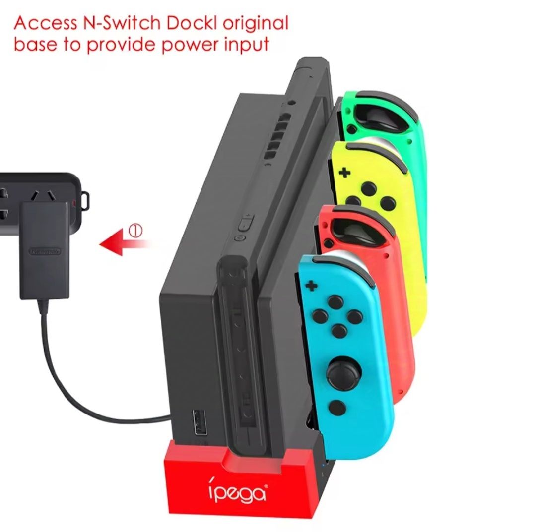 Carregador para joycon nintendo switch.