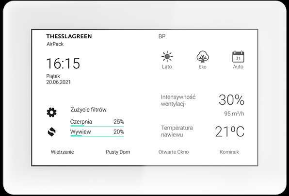 Rekuperacja Centrala wentylacja TheslaGreen Cała instalacja z montażem