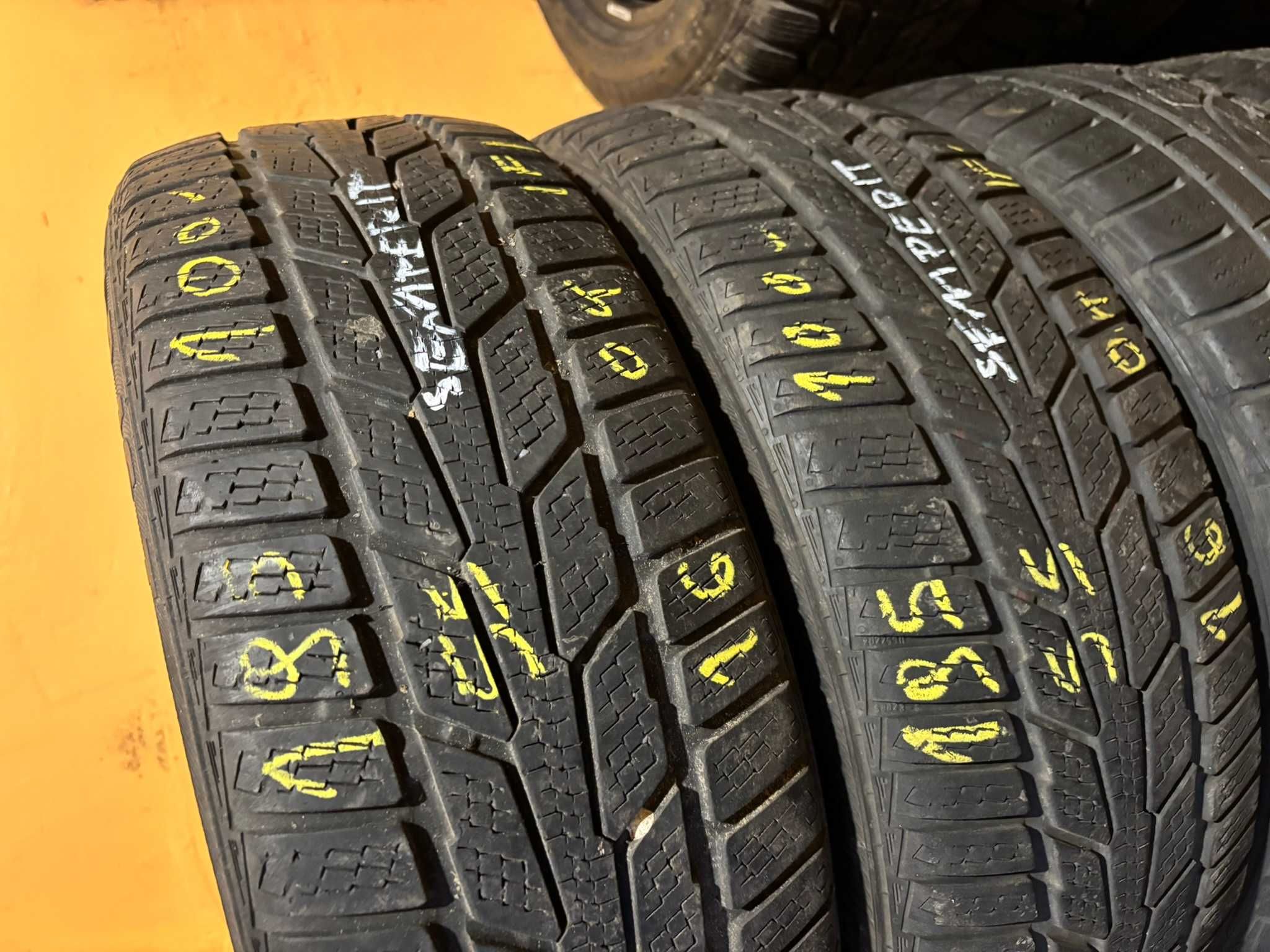 2X Opony Zimowe 195/55R16 87T SEMPERIT SPEED-GRIP M+S 5.6MM Spr. Całe!