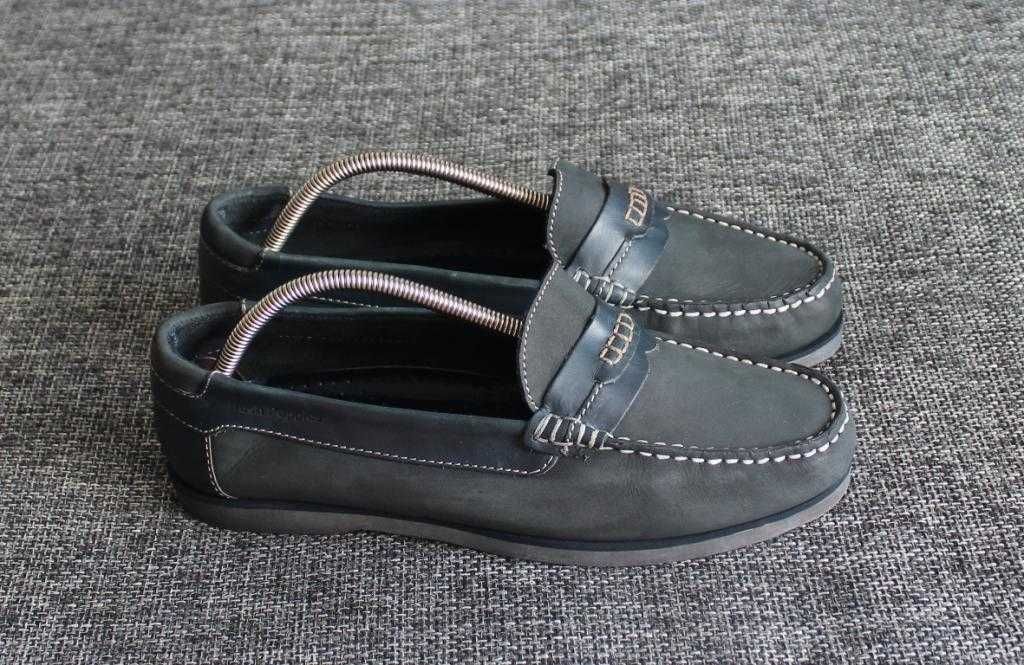 Мокасини топсайдери лофери Hush Puppies Оригінал Нат нубук+шкіра 44.5р