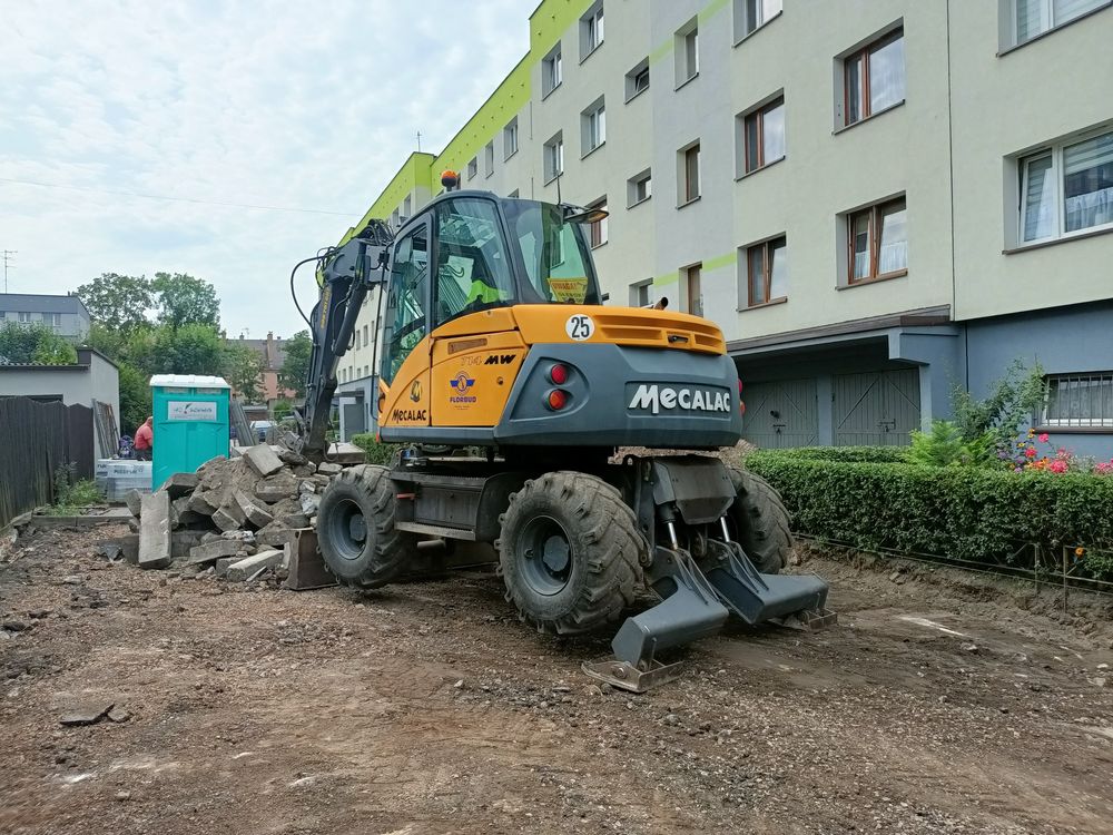 Usługa Koparko ładowarka, Koparka, Minikoparka, wywóz gruzu, ziemi