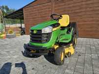 Traktorek kosiarka JOHN DEERE 18KM V2 pompa,hydro, jak nowy