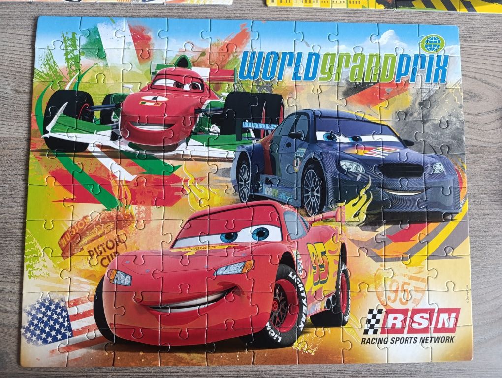 Puzzle Cars 3 w 1 oraz gra memory