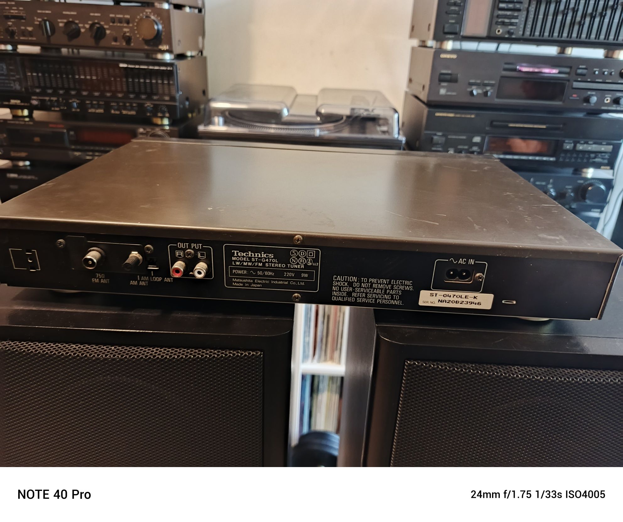 Technics tuner stereo.