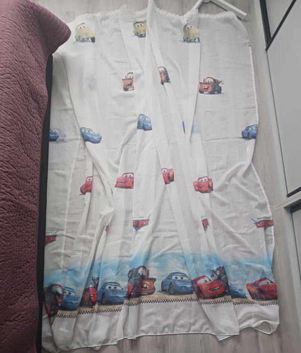 Firanka Disney Zygzak McQueen/ szer. 240cm x wys. 200cm