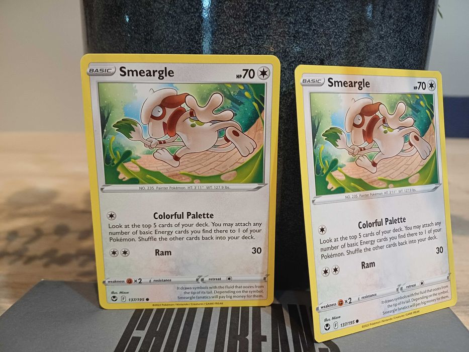 2 Cartas Pokémon Smeargle #137