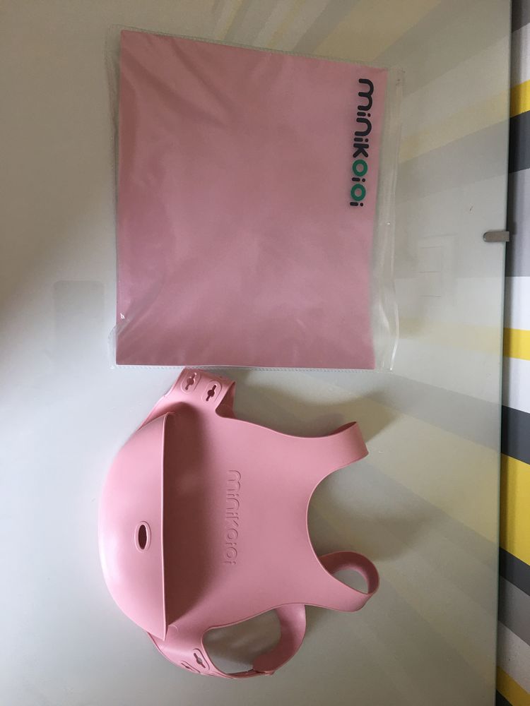 Minikoioi flexi bib babete rosa